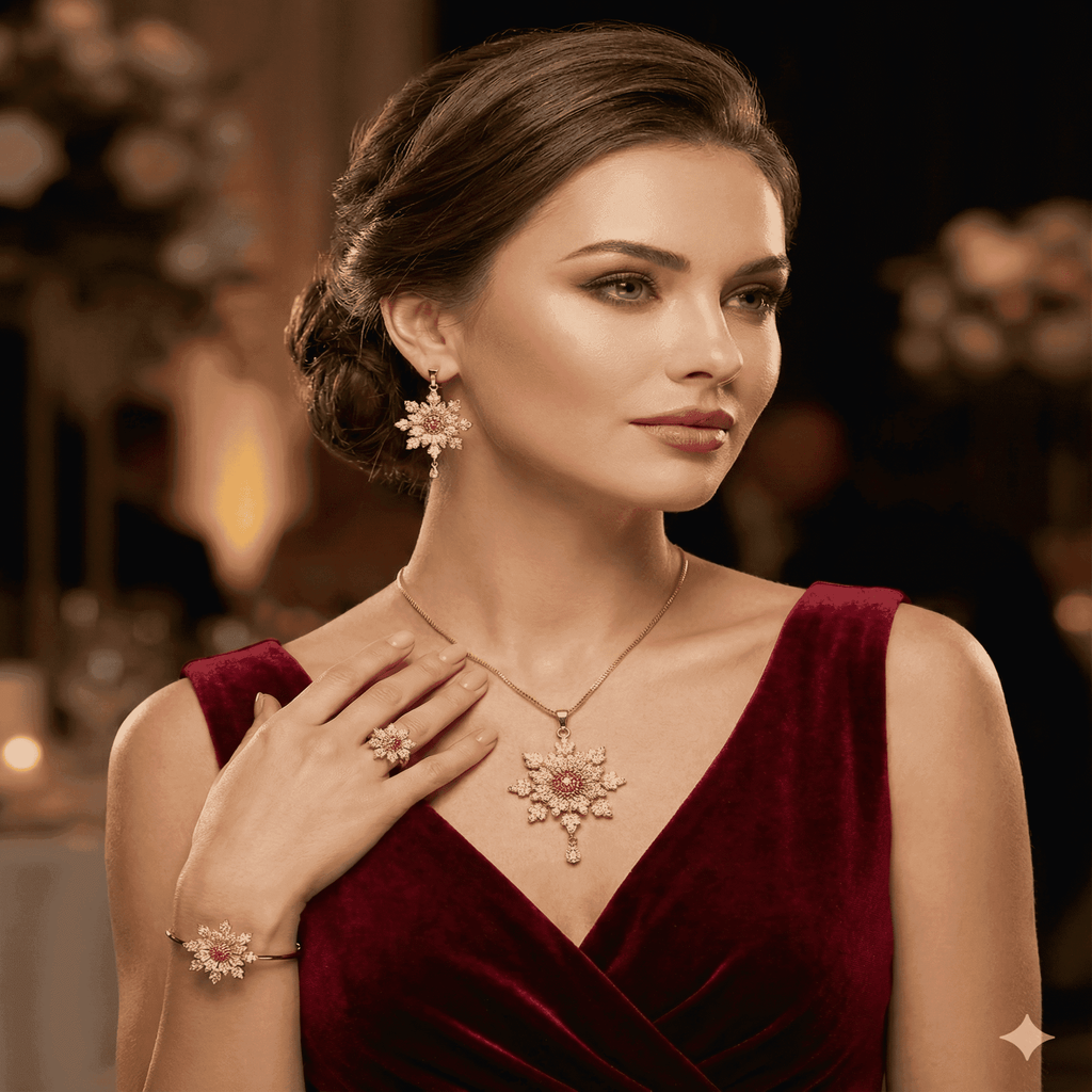 Royal Combo Gold Plated Set 5 in 1 (with Free Perfume Testers)