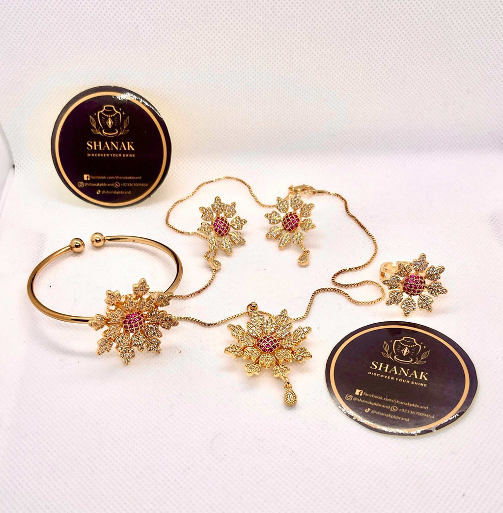 Royal Combo Gold Plated Set 5 in 1 (with Free Perfume Testers)